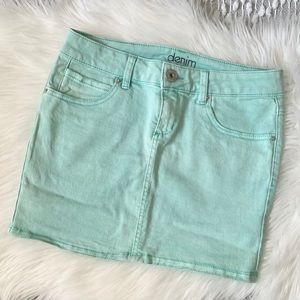 (❤️2/$20) Turquoise Jean Skirt